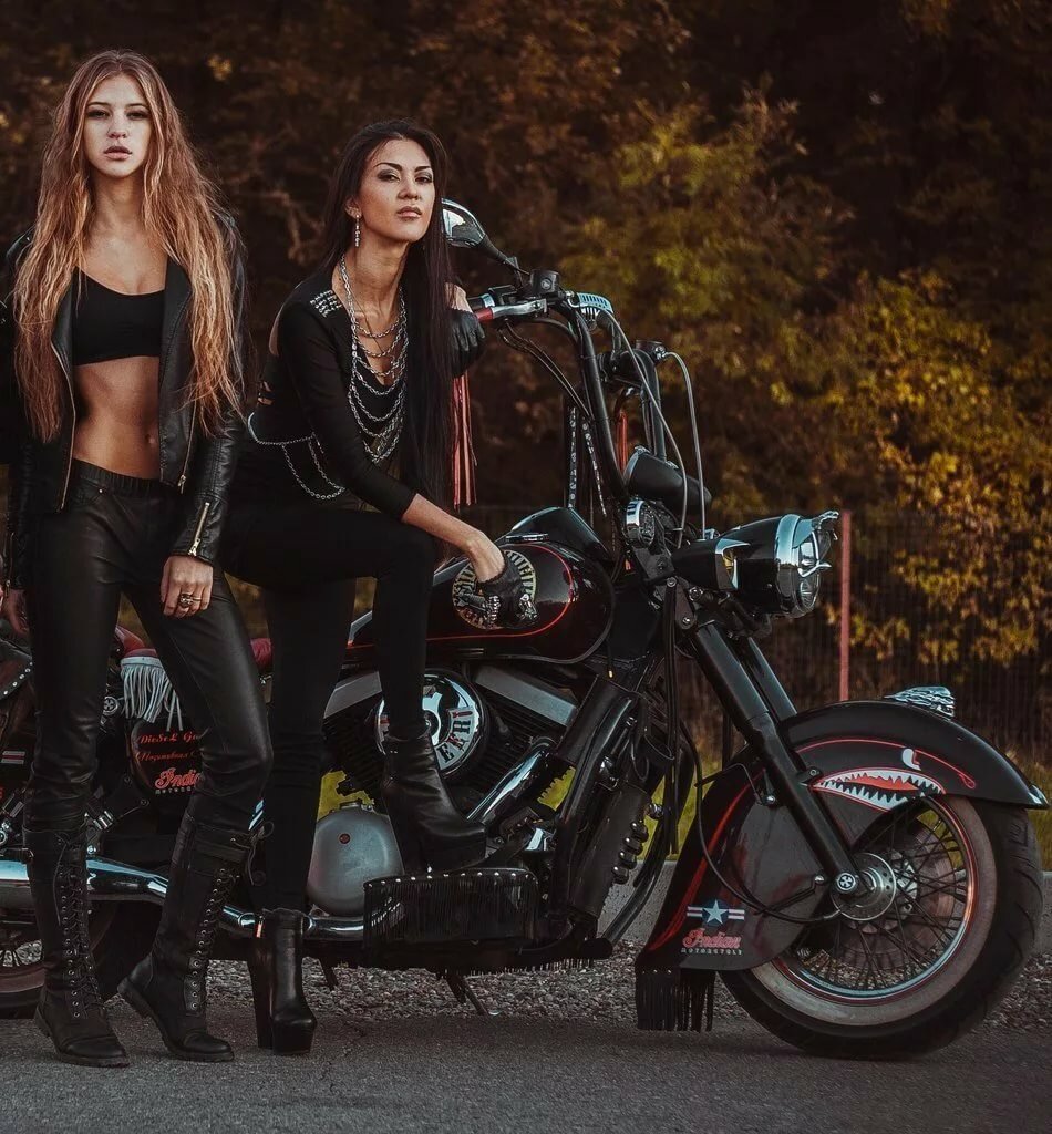 Beautiful girls and bikes in Pretoria