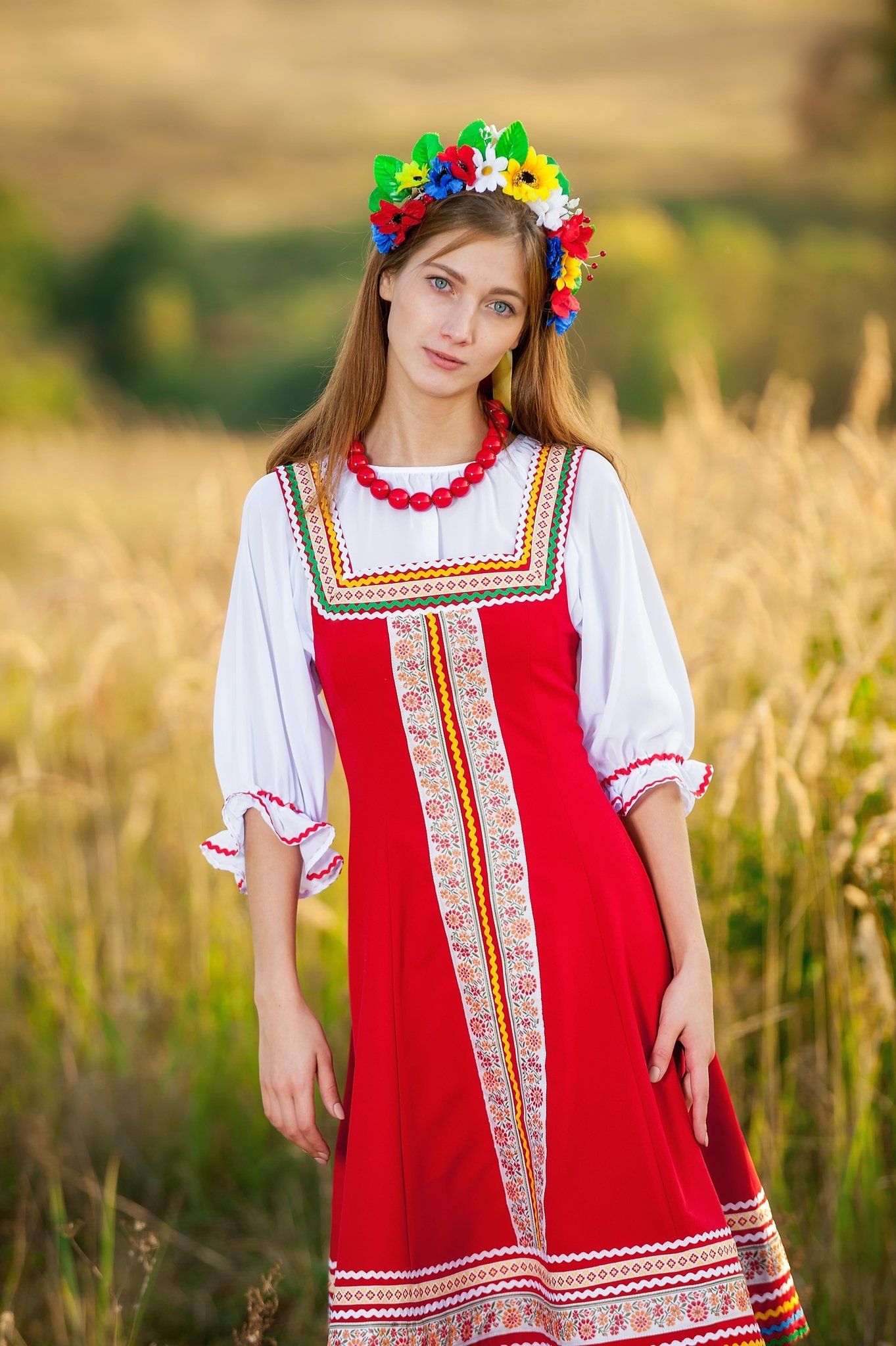Women in Slavic costumes in Pretoria