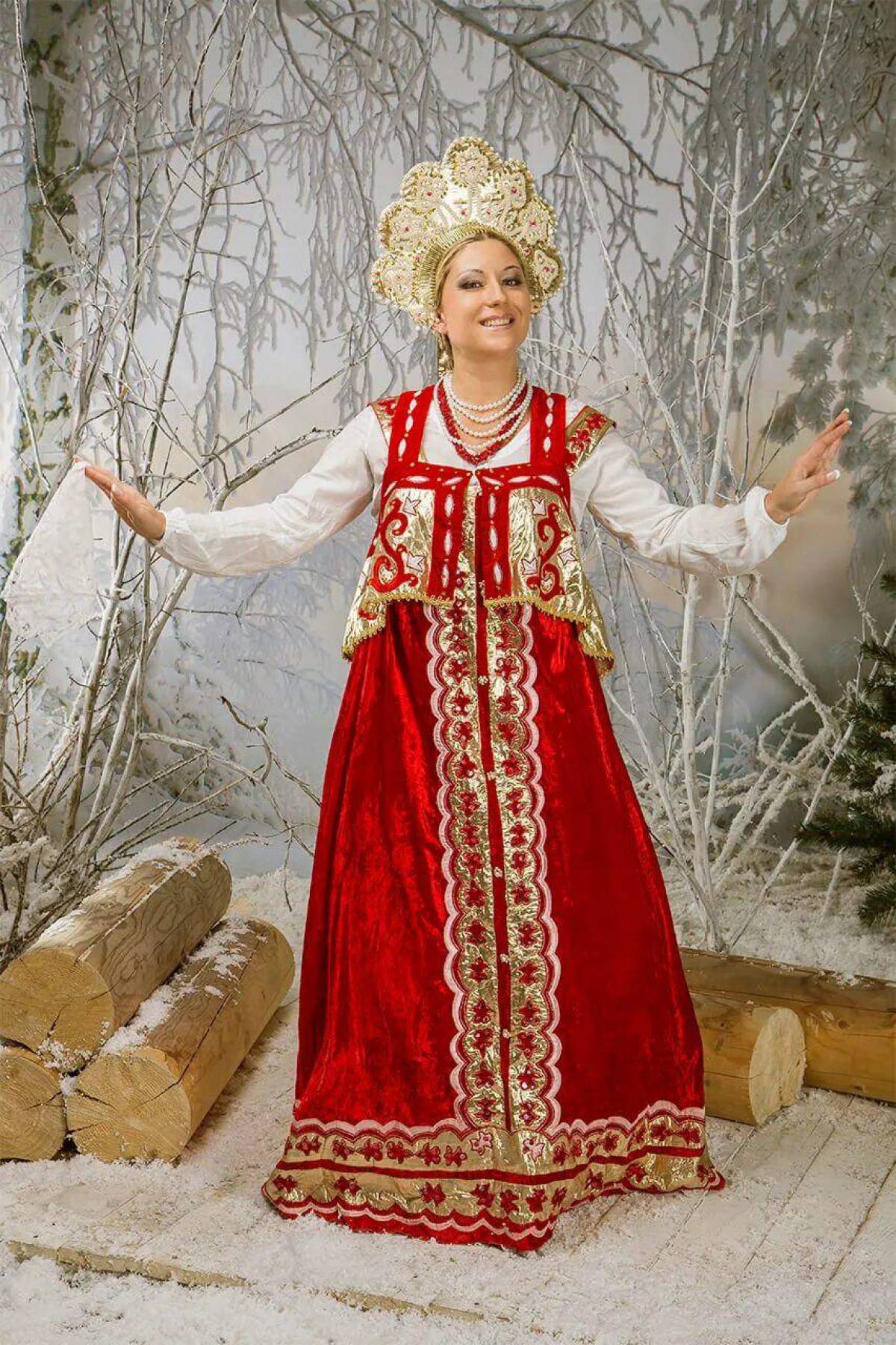 Girls in Slavic costumes in Pretoria