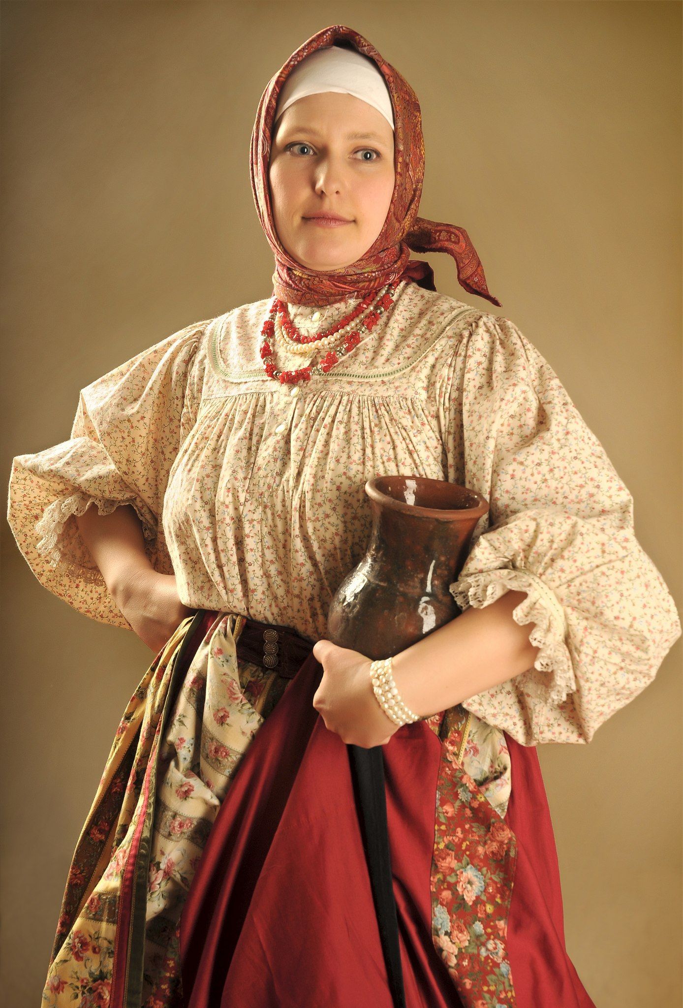 Girls in Slavic costumes in Pretoria